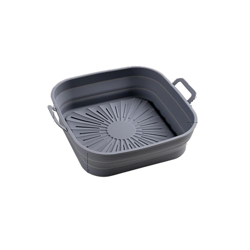 INF Zusammenklappbare quadratische Silikonform für Fritteuse 17,5 cm von INF