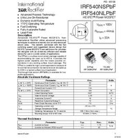 Infineon Technologies IRF540NSPBF-GURT MOSFET 1 N-Kanal 130W D2PAK von INFINEON TECHNOLOGIES