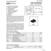 Infineon Technologies IRF7404PBF-GURT MOSFET 1 P-Kanal 2.5W SO-8 von INFINEON TECHNOLOGIES