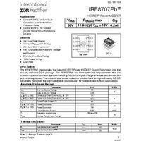 Infineon Technologies IRF8707PBF-GURT MOSFET 1 N-Kanal 2.5W SO-8 von INFINEON TECHNOLOGIES