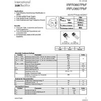 Infineon Technologies IRFR3607PBF-GURT MOSFET 1 N-Kanal 140W TO-252AA von INFINEON TECHNOLOGIES