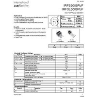 Infineon Technologies IRFS3006PBF-GURT MOSFET 1 N-Kanal 375W D2PAK von INFINEON TECHNOLOGIES