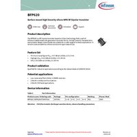 Infineon Technologies Transistor (BJT) - diskret BFP620H7764XTSA1 SOT-343 NPN Tape on Full reel von INFINEON TECHNOLOGIES