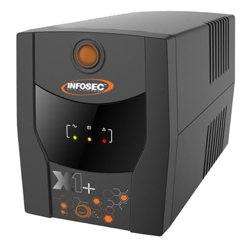 INFOSEC 661147 Unterbrechungsfreie Stromversorgung ups X1+ 1300VA 6 Steckdosen IEC Line Interactive Schwarz INFOSEC 661147 Unterbrechungsfreie Stromversorgung ups X1+ 1300VA 6 Steckdosen IEC Line Interactive Schwarz von INFOSEC