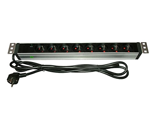Infosec L8 RM Haarband RACKABLE 8 Steckdosen fr (2P + T) von Infosec