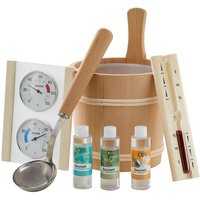 Saunaset Unico 8 teilig Aufgusseimer Kelle Sanduhr Saunaöl S2305 - Infraworld Saunaset Unico 8 teilig Aufgusseimer Kelle Sanduhr Saunaöl S2305 - Infraworld von INFRAWORLD