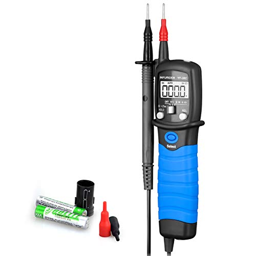 INFURIDER Digital Stift Handmultimeter YF-38C 6000 zählt Auto-Ranging Spannungsprüfer Voltage Meter Voltmeter zum AC/DC Spannung Tester mit Durchgangsprüfer Widerstand Diode Kapazitäts Tester von INFURIDER