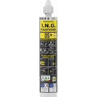 Ing Fixations - ING-Harz DSMax Befestigungen - Methacrylat - Beige - 300 ml Kartusche - A050028 von ING FIXATIONS