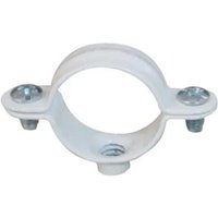 Ing Fixations - Einfaches Halsband Durchmesser 16 mm, weiße Rilsanbeschichtung, 50 Stück von ING FIXATIONS