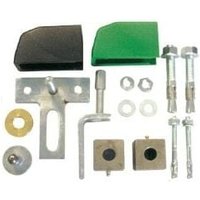 Ing Fixations - Set Drehzapfen zum Aufdübeln 25x25 mm für Stahltor mit Schwelle von ING FIXATIONS
