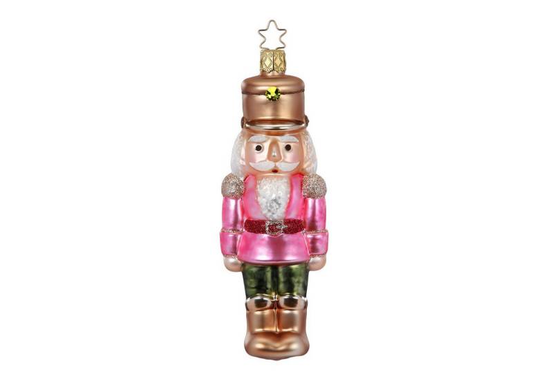 INGE-GLAS® Christbaumschmuck, Christbaumschmuck Nussknacker 15cm Glas Figur Rosa / Bunt von INGE-GLAS®