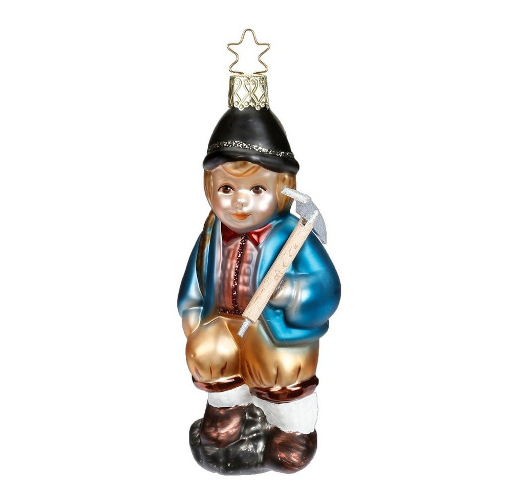 INGE-GLAS® Christbaumschmuck Auf zum Gipfel 11.5 cm - Bayerische Festzeit - 1 Stück (1-tlg) von INGE-GLAS®