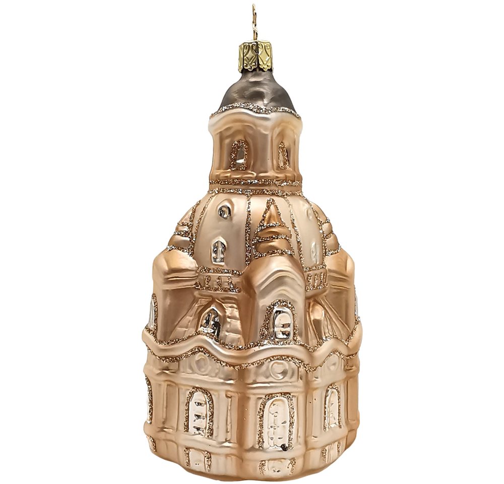 INGE-GLAS® Christbaumschmuck Frauenkirche Dresden (1-tlg), mundgeblasen, handbemalt von INGE-GLAS®