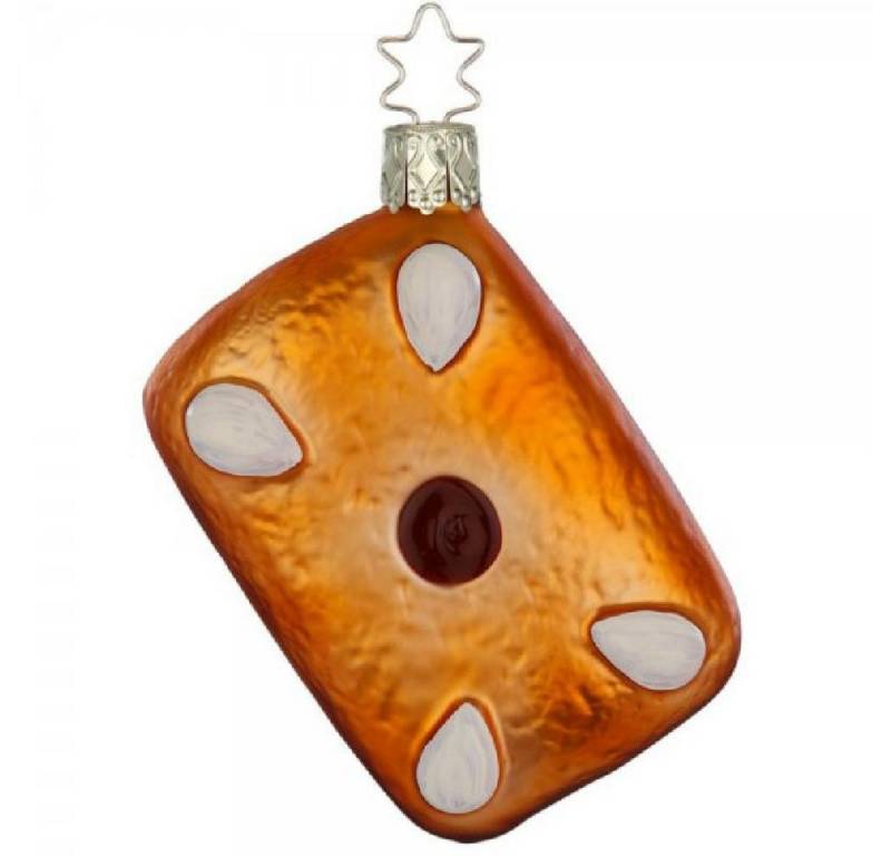 INGE-GLAS® Christbaumschmuck Inge Glas Christbaumschmuck Lebkuchen (8cm) von INGE-GLAS®