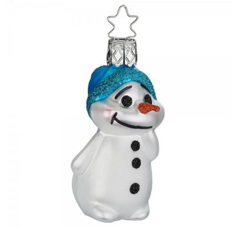 INGE-GLAS® Christbaumschmuck Inge Glas Christbaumschmuck Schneemann Frostnase von INGE-GLAS®