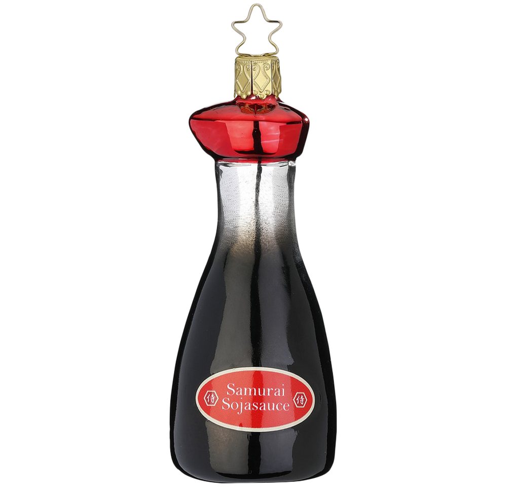 INGE-GLAS® Christbaumschmuck Sushi Sojasauce (1-tlg), mundgeblasen, handbemalt von INGE-GLAS®