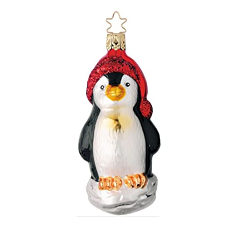 Inge-Glas Christbaumschmuck Weihnachts-Pinguin von INGE-Glas Manufaktur