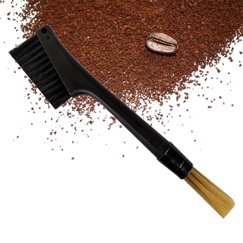 INGJIA 2 in 1 Barista Pinsel Vegan | Kaffeepinsel Espresso Maschine | Siebträgermaschine von Kaffeemehl befreien | Reinigen von Siebträger und Barista Zubehör von INGJIA