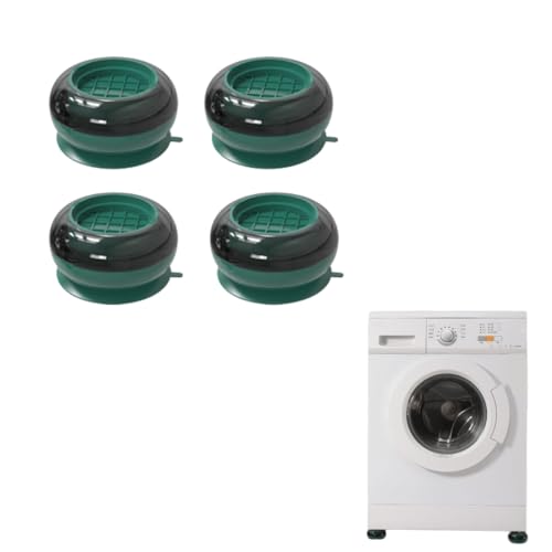 INGJIA 4er Set Schwingungsdämpfer Rund - Dämpfer Waschmaschine - Vibrationsdämpfer Waschmaschine - Gummifüße Waschmaschine - Antivibration - Antivibrationszubehör für AEG Bosch Siemens Privileg von INGJIA