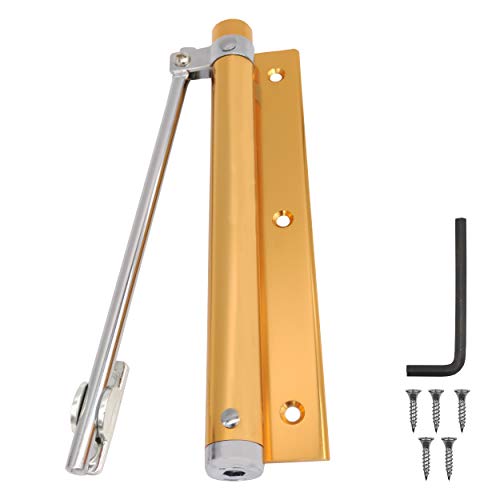 INHEMI Aluminiumlegierung Türschließer, Gold, bis 35kg, Hochfrequentierte Bereiche, Einschrauben von inheming