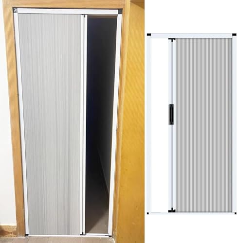 ININOSNP Aluminium-Falttüren Türöffnung Akkordeontür mit Schloss & Hardware Badezimmer Schlafzimmer Schrank Falttüren von ININOSNP