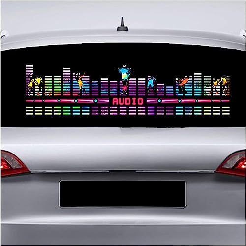 ININOSNP Auto Musik Rhythmus Licht gesucht Auto Aufkleber Licht, Sound Sensor Blatt, geeignet for alle Autodekoration Autoaufkleber von ININOSNP