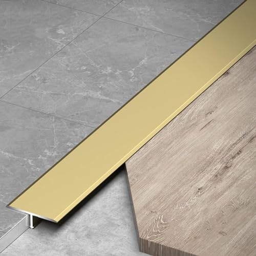 ININOSNP Breiter 2,5 cm Vinyl-Bodenübergangsstreifen, T-Form-Türöffnungs-Reduziernut for das Heimbüro, Vordertürkantenverkleidung for Teppich-/Fliesenschutz(Length 100cm/39 in) von ININOSNP