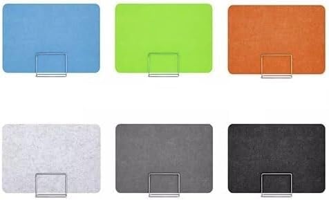 ININOSNP Freistehend 2 Bürotische mit Sichtschutzwänden zur Reduzierung von Lärm und visuellen Störungen Privatsphäre(Dark Gray,30X80CM) von ININOSNP