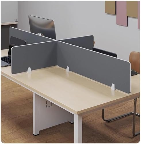 ININOSNP Freistehend Schalldichte Schreibtischtrennwand Reduziert Lärm Und Visuelle Störungen, Bürotrennwand Privatsphäre(30X120CM) von ININOSNP