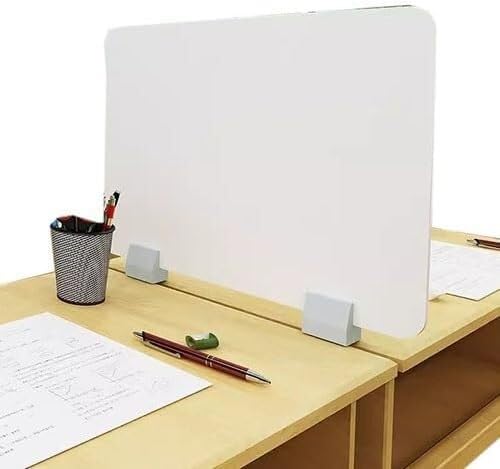 ININOSNP Freistehend Schreibtisch-Sichtschutz, Schallschutz, Studentenspezifischer separater Sichtschutzbezug, Büro-Trennwand Privatsphäre(50x40cm) von ININOSNP