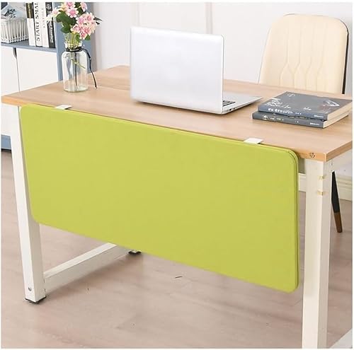 ININOSNP Freistehend Schreibtisch-Sichtschutzteiler, Schülerschreibtisch-Sichtschutzplatte, Sichtschutzabdeckung und Büroteiler Privatsphäre(Green,120X40cm) von ININOSNP