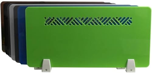 ININOSNP Freistehend Schreibtisch-Sichtschutzteiler, Studentenschreibtisch und Schreibtisch-Sichtschutzbrett, Studenten- und Büroteiler Privatsphäre(Black,90X30cm) von ININOSNP