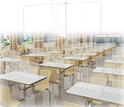 ININOSNP Freistehend Schreibtisch-Sichtschutzteiler for 4 Personen, Schreibtisch-Trennwand, Büro-Schreibtisch, Clip auf dem Schreibtisch for Schüler im Klassenzimmer Privatsphäre ININOSNP Freistehend Schreibtisch-Sichtschutzteiler for 4 Personen, Schreibtisch-Trennwand, Büro-Schreibtisch, Clip auf dem Schreibtisch for Schüler im Klassenzimmer Privatsphäre von ININOSNP