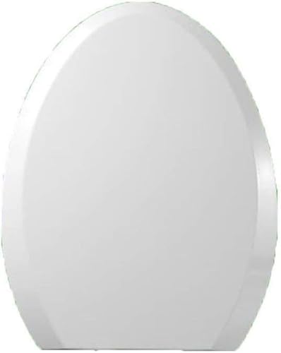 ININOSNP Geräuschlos schließender Toilettendeckel Toilettensitz mit Absenkautomatik und verstellbaren Scharnieren for V-förmige Toiletten von ININOSNP