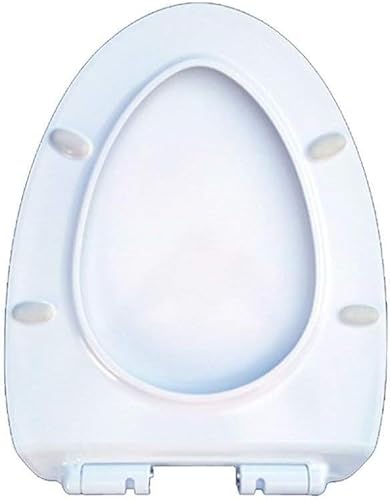 ININOSNP Geräuschlos schließender Toilettendeckel Universeller Toilettensitz mit Absenkautomatik, schlankes V-förmiges Design von ININOSNP
