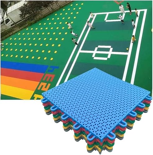 ININOSNP Hohe Qualität rutschfest Fliesenschule Kindergarten Modulare ineinander greifende Fliesen Spielplatz im Freien Spielplatz Sportmatte(Rosso) von ININOSNP