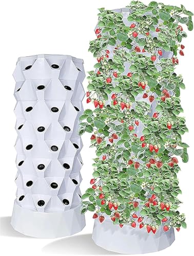 ININOSNP Intelligentes Hydroponiksystem Ananasturm-Aeroponiksystem – erdfreier vertikaler Züchter for Gemüse und Erdbeeren(10 Layers) von ININOSNP