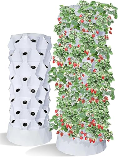 ININOSNP Intelligentes Hydroponiksystem Intelligenter mehrschichtiger Ananasturm – erdfreies vertikales Anbausystem for Balkon und Dach(6 Layers) von ININOSNP