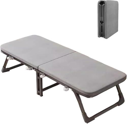 ININOSNP Memory-Schaum-Klappbett Faltbare Matratze mit Rädern, Hochleistungsmatratze, verdickte Latexunterlage, faltbares Gästezimmerbett, geeignet for das Gästezimmer im Home Office(185 * 90CM) von ININOSNP