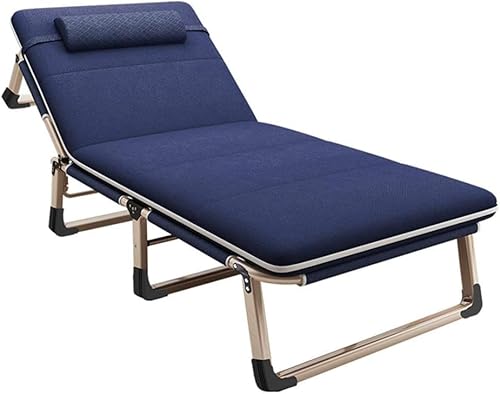 ININOSNP Memory-Schaum-Klappbett Klappbares Loungesesselbett - Tragbares Büro-Schlafbett und Campingbett, langlebig von ININOSNP