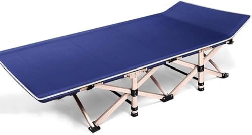 ININOSNP Memory-Schaum-Klappbett Tragbarer, ultraleichter Loungesessel – faltbares Campingbett und Nickerchenbett for den Außenbereich(Blu) von ININOSNP