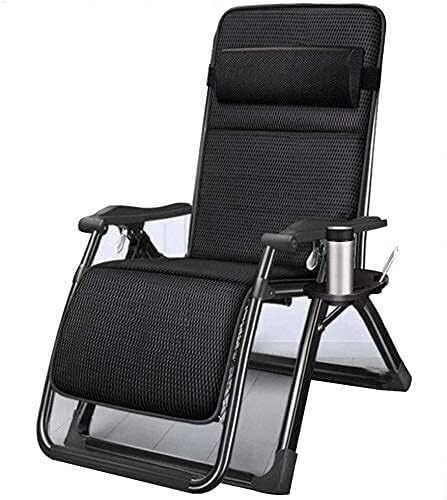 ININOSNP Memory-Schaum-Klappbett Verstellbarer Ruhesessel, Faulenzer-Sofa, Schaukelstuhl, Schwerelosigkeits-Klappbett, Freizeit-Liegestuhl for den Balkon mit atmungsaktivem Kissen. von ININOSNP