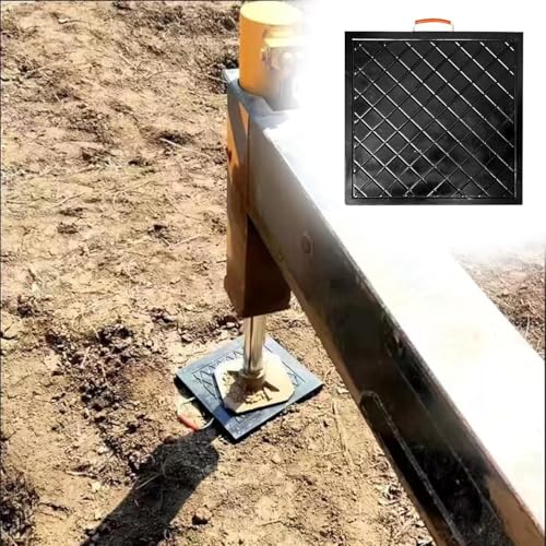 ININOSNP Multigröße stapelbar Heavy Duty Jack Pads Jack Outrigger Pads Stabilisierende Landepads, Heavy Duty Crane Nivellierpads(30x30x3cm/11.8x11.8x1.2inch) von ININOSNP