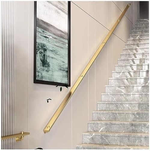 ININOSNP Schwebende Treppenhandläufe An der Wand befestigter Treppenhandlauf for Außen- und Innentreppen Dachboden-Veranda-Deck-Handlauf(30cm) von ININOSNP