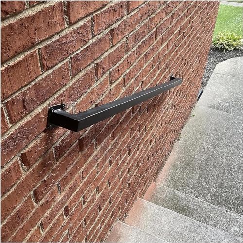 ININOSNP Schwebende Treppenhandläufe Handläufe, Treppen, Handläufe, Wandstützen, Innentreppenhandläufe(Black,80cm) von ININOSNP