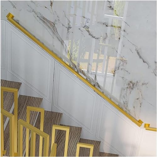ININOSNP Schwebende Treppenhandläufe Handläufe, Treppen, Handläufe, Wandstützen, Innentreppenhandläufe(Gold,50cm) von ININOSNP