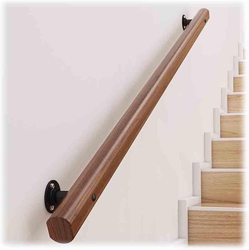 ININOSNP Schwebende Treppenhandläufe Hölzerne Treppenhandlauf-Stützstange for Villa-Gebäude-Dachboden-Sicherheitshandlauf for ältere Menschen(50 cm) von ININOSNP