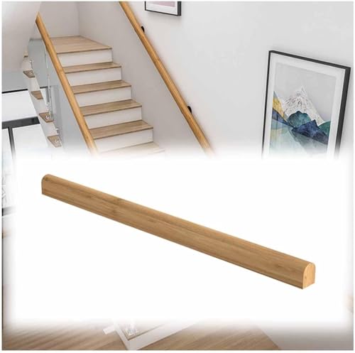 ININOSNP Schwebende Treppenhandläufe Holzhandlauf Treppenhandlauf Balustradenhandlauf Wandmontierter Korridorträger(80cm) von ININOSNP