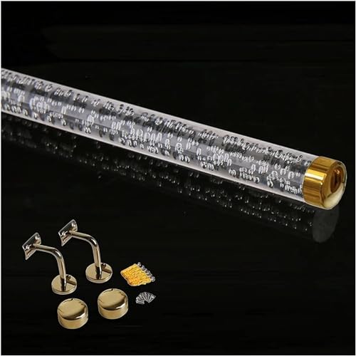 ININOSNP Schwebende Treppenhandläufe Transparente Geländer, Handläufe, Treppen, sichere und rutschfeste Geländer for Familien- und Kindergartenkorridore(Gold,150cm) von ININOSNP