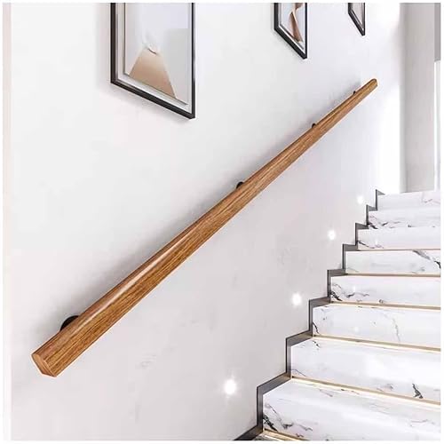 ININOSNP Schwebende Treppenhandläufe Treppengeländer aus Holz – Treppengeländer for drinnen und draußen, for Zuhause, Garten, Kindergarten, Leitplanke(150cm) von ININOSNP